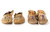 Group Of 2 Pairs Southern Plains Moccasins