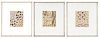 Group of 3 Framed Adrien-Jacques Garcelon Prints
