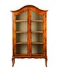 Italian Carved Fruitwood Grill Inset Bibliotheque