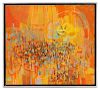 Gabor F. Peterdi, Orange and Yellow Abstract, Oil