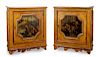 Pair of Continental Polychromed Cabinets, 18th C.