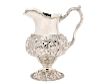 Stieff Large Sterling Hand Chased Rose Pitcher
