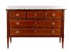 French Directoire Style Three Drawer Commode, 19th