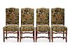 Set of 4 Louis XIV Style Side Dining Chairs