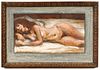 James Yarbrough, Lounging Female Nude, Signed