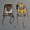 Two Sioux Beaded Pouches
