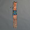 Lakota Beaded and Quilled Buffalo Hide Pipe Bag