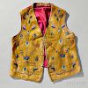 Northern Plains Beaded Hide and Cloth Vest
