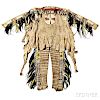 Rare and Important Blackfeet Chief's Shirt and Leggings