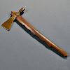 Brass Tomahawk with Engraved Blade