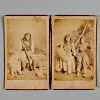 Two Photographs of Apache Indians