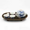 A rare blue and white tea set  | ชุดน้ำชากระเบื้องเคลือบ (ชุดจีน) 1 ชุด 6 ชิ้น