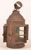 19th Century punched Tin Candle Lantern.