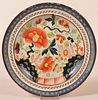 Gaudy Dutch Single Rose Pattern China 10" Plate.