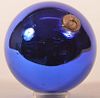 Cobalt Blue Glass Ball Form German Kugel.