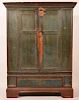 Virginia 19th Century Painted Softwood Cupboard