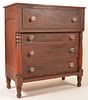 PA Empire Cherry and Mahogany. Chest of Drawers.