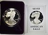 1986-S PROOF AMERICAN SILVER EAGE IN OGP