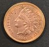 1880 INDIAN CENT CH BU RED