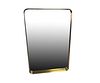 ULTRA BRUSHED GOLD STAINLESS WALL MIRROR
