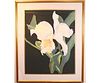 FRAMED TZIGANE "WHITE ORCHID" PRINT