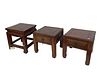 LOT OF THREE  ANTIQUE CHINESE SMALL TABLES