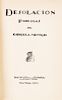 MISTRAL, GABRIELA. Desolacion Poemas. NY, 1922. First edition.