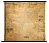* (MAP) HOLMES, W.H. (engraver). The Washington Map of the United States. Washington, D.C., 1861.