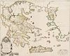 (MAP) SANSON D'ABBEVILLE, NICOLAS. Graecia Foederata sub Agamemnone, ob Helenae Raptum in Troiam Coniurans. Paris, 1666.