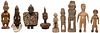 Ethnographic Carved Wood Figurine Assortment