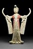 CHINESE TANG DYNASTY TERRACOTTA FEMALE DANCER - TL TESTED
