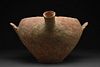 IMPORTANT HOLY LAND BRONZE AGE SPOUTED VESSEL