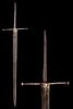 LATE MEDIEVAL SWORD WITH LONG THIN, ‘TOMMY BAR’ TYPE CROSS GUARD