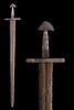LATE VIKING / NORMAN SWORD WITH ANGULAR TEA COSY POMMEL
