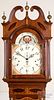 Sligh Federal style mahogany tall case clock
