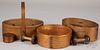 Two Shaker bentwood boxes, 19th/20th c.