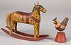 Two Walter & June Gottshall carved animals