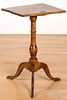 Maple candlestand, early 19th c.