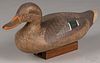 R. Madison Mitchell carved and painted mallard hen