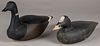 Two Frank Dobbins carved and painted duck decoys