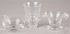 Three pieces of Steuben crystal glass