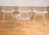 Four wire Bertoia chairs