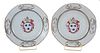 Pair Chinese Export Armorial