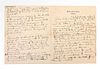 WRIGHT, FRANK LLOYD. Autographed letter signed ("F.L.L.W."), 4pp., on Jokake Inn letterhead, ca. 1925.