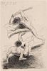 Odilon Redon (French, 1840-1916)      Cain et Abel
