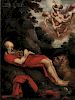 School of Abraham Bloemaert (Dutch, b. 1564-1651)      Death of Saint Jerome