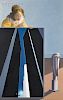Terri Priest (American, 1928-2014)      Vermeer, O'Keeffe, and Modigliani
