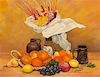 Macena Alberta Barton, (American, 1901–1986), Still Life with Fruit