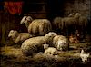 * Eugene Remy Maes, (Belgian, 1849-1931), Sheep