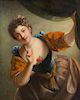 After Jean Raoux, (French, 1677-1734), Le silence, ou femme a la fenetre soutenant un rideau